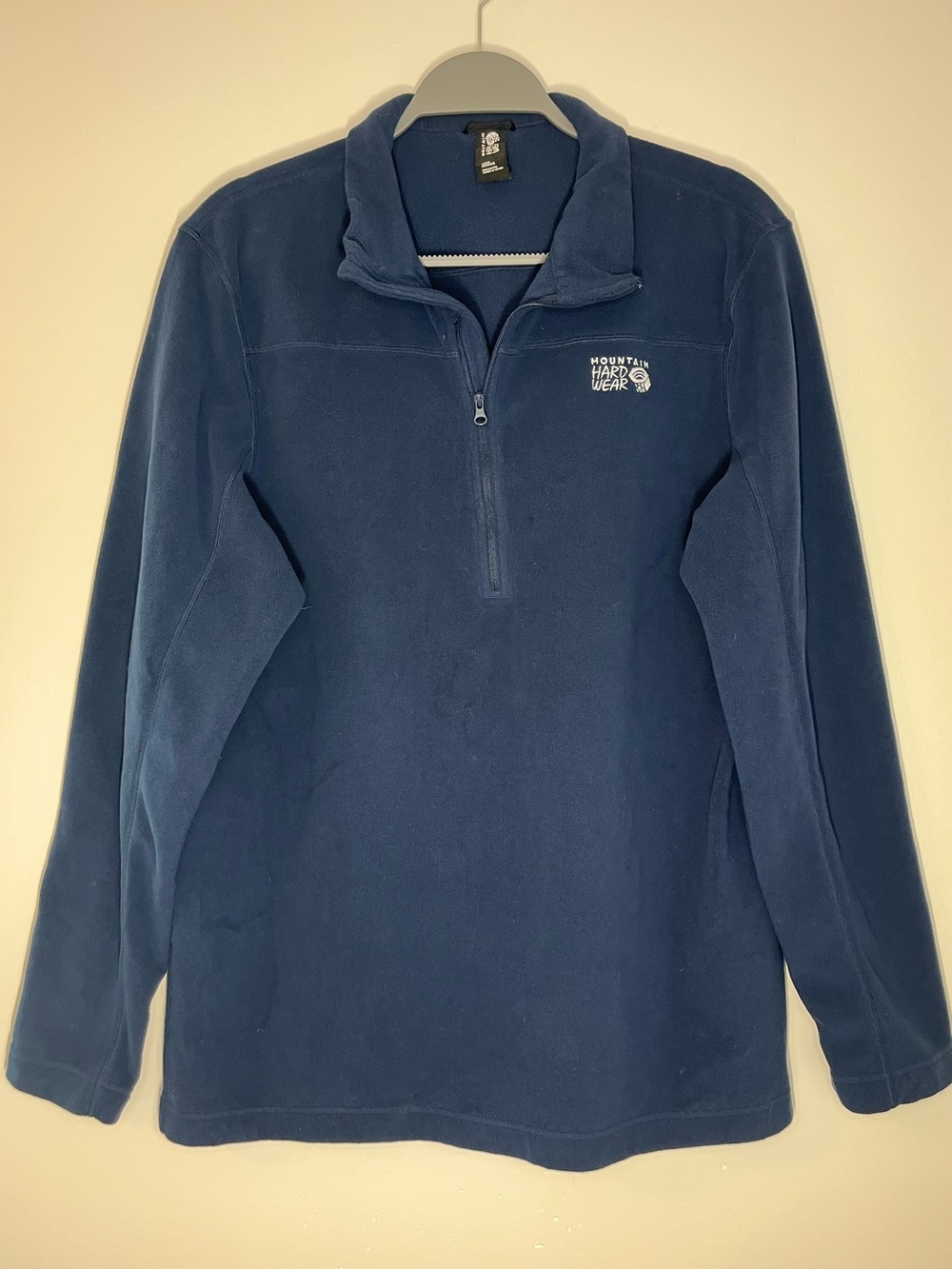 Mountain Hardwear Navy Blue Quarter-Zip Fleece Pullover